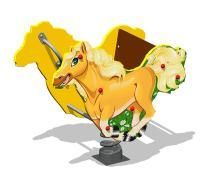 Качалка на пружине «Лошадка У1»