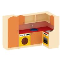 Игровая зона "Кухня угловая с холодильником"