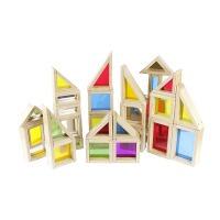 Радужные блоки с зеркалами (29 шт)