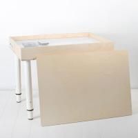 Стол для рисования песком, 42 × 60 см, с крышкой, фанера, оргстекло, подсветка цветная