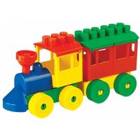 Конструктор "Паровозик" 1 вагон