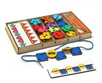 Большой шнуровальный набор (72 дет.)