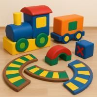 Набор мягких модулей "Железная дорога" 