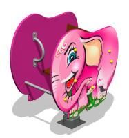 Качалка на пружине «Слоник У2»