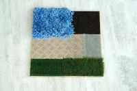 Тактильно-развивающая панель «Различные текстуры»