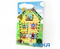 Бизиборд настенный ТЕРЕМОК. Серия СТРАНА СКАЗОК