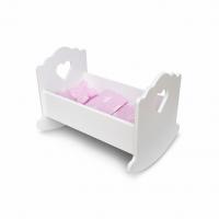 кроватка люлька 43см, с постельным бельем