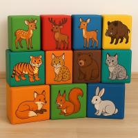 Набор мягких модулей "Животные приморья"