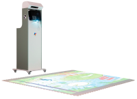 Интерактивный пол Innovatic с функцией интерактивной стены с блоком Финансовая грамотность