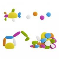 Радужные камешки "Флюро". Набор с карточками