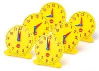 Набор часов для учеников (6 шт, диаметр 11 см)