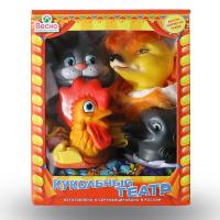 Кукольный театр Весна 4 персонажа с ширмой №3