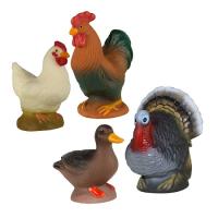 Изучаем птиц. Коллекция 5. Набор из 4 игрушек. ПВХ. 4-7 см.