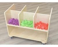 STEM Стена система хранения c прозрачными ящиками (6 отделений)