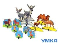 Набор фигурок ДОМАШНИЕ ЖИВОТНЫЕ 5-7 см ХДФ