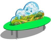 Скамейка детская «Облако»