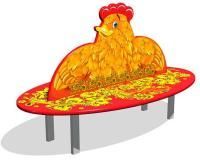 Скамейка детская «Курочка Ряба»