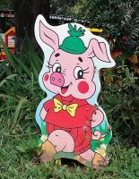 Уличная фигура "Поросенок красный"