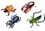 Набор животных «Насекомые», 4 фигурки