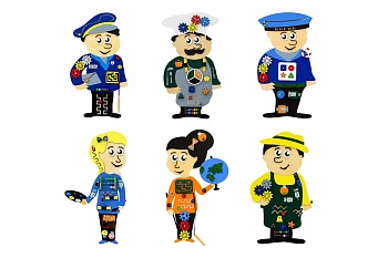 Набор бизибордов «Профессионалы»