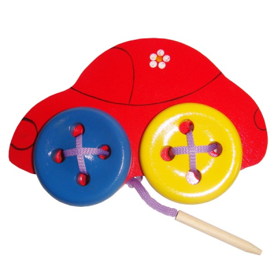 Машинка Красная шнуровка (RNToys)