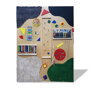 Большая акустическая тактильная панель «Музыкальный мир»