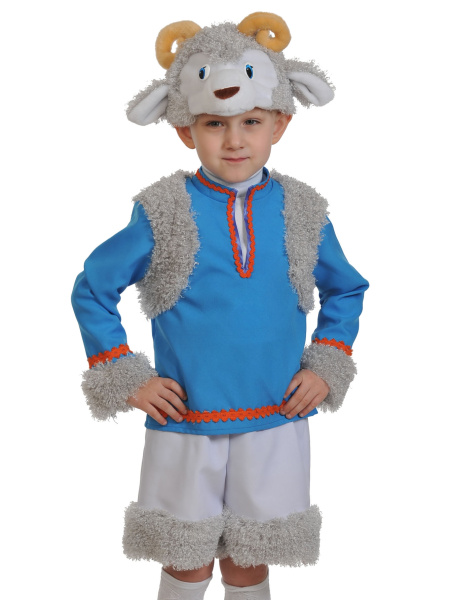 Барашек Бяшка (маска-шапочка, рубаха с жилетом, шорты) арт. 8013
