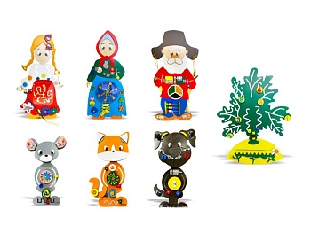 Набор бизибордов «Сказка Репка»