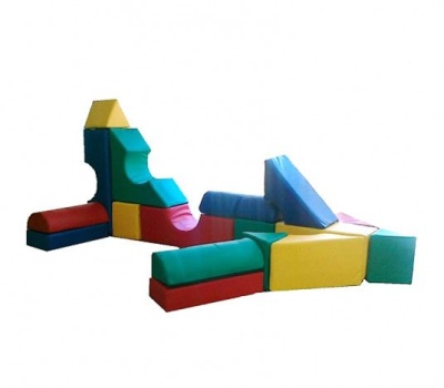 Детский конструктор  «Самолет» (25 модулей) (Размер: куб 25см)