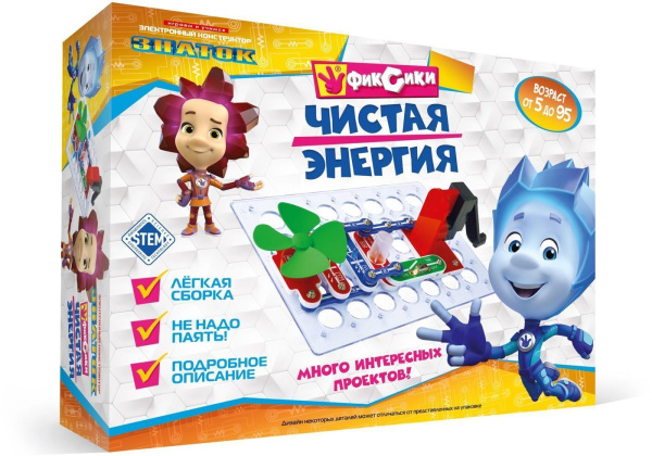 Конструктор Знаток "Фиксики. Чистая энергия" арт.ZP-70827