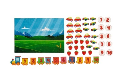 Игра Паровоз с цифрами фетр (51 дет.) LIP1233