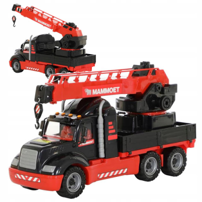 Полесье. Авто "MAMMOET" Автокран с поворотной платформой в кор. арт.56832 (205-02)