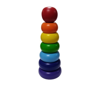 Пирамидка Семицветик (RNToys)