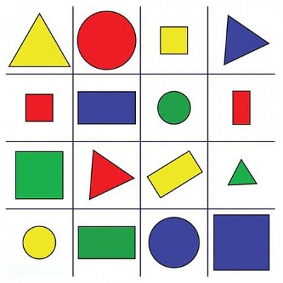 Тематическое поле-маршрутизатор «Цвета и формы» для мини-робота Bee-Bot/Blue-Bot