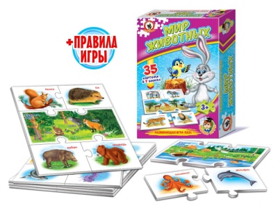 Умные игры Мир животных (Русский стиль)