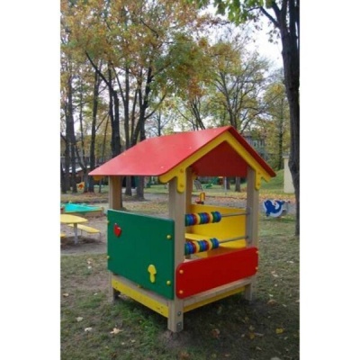 Домик-беседка из деревянного бруса 4302 TSG.