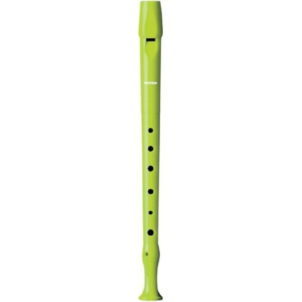 HOHNER B95084LG - блокфлейта, немецкая система, пластик, 1 часть, цвет зеленый