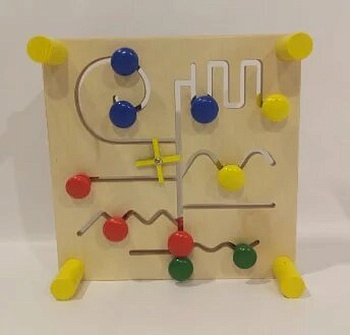 Тактильно-развивающая панель «Тропинки»