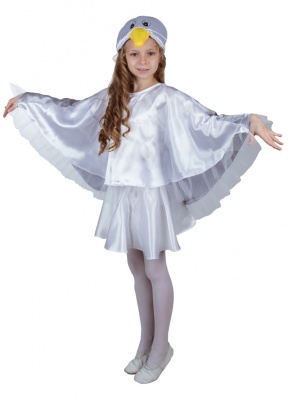 Чайка (шапочка  + накидка - крылья)