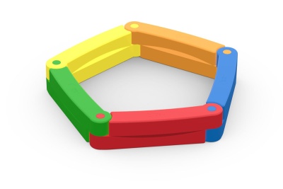 Песочница 5 секционная