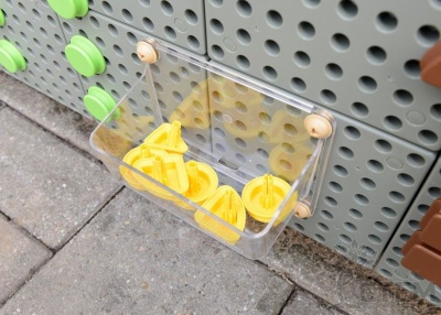 STEM Стена вспомогательный поддон для хранения прозрачный (малый)