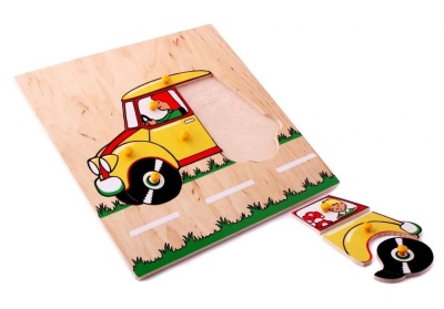 Автомобиль желтый Доска без подсл.