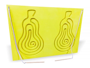 Межполушарная доска №21 окрашенная