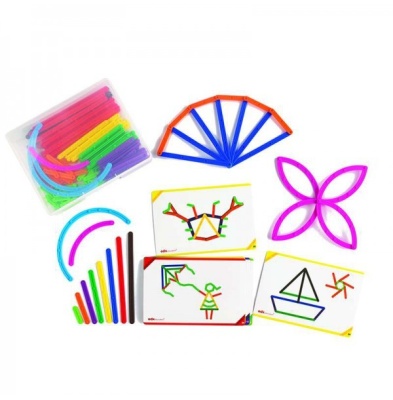 Палочки счетные Геостикс "Юниор". Набор с заданиями