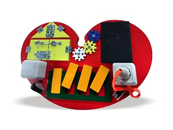 Бизиборд «Красное сердце»