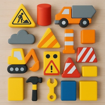 Набор мягких модулей "Стройка"