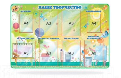 Стенд-уголок "Наше творчество