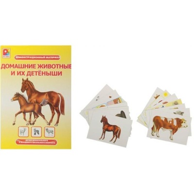 Дем.материал "Дом.живот и их детёныши"