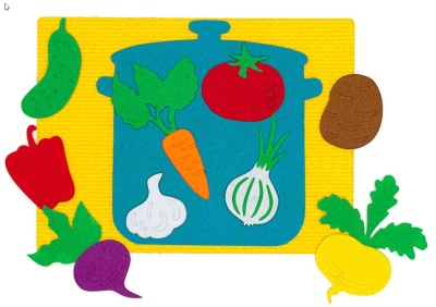 Овощное ассорти фетр (10дет.) LIP1300