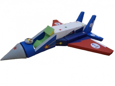 Детский конструктор "Истребитель" (13 модулей)